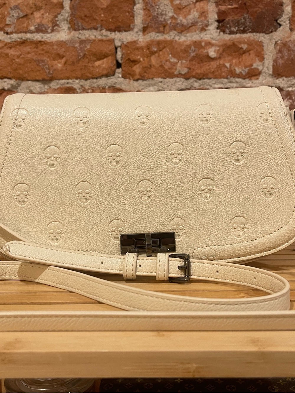 Betsey Johnson White/Cream Shoulder Bag